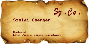 Szalai Csenger névjegykártya